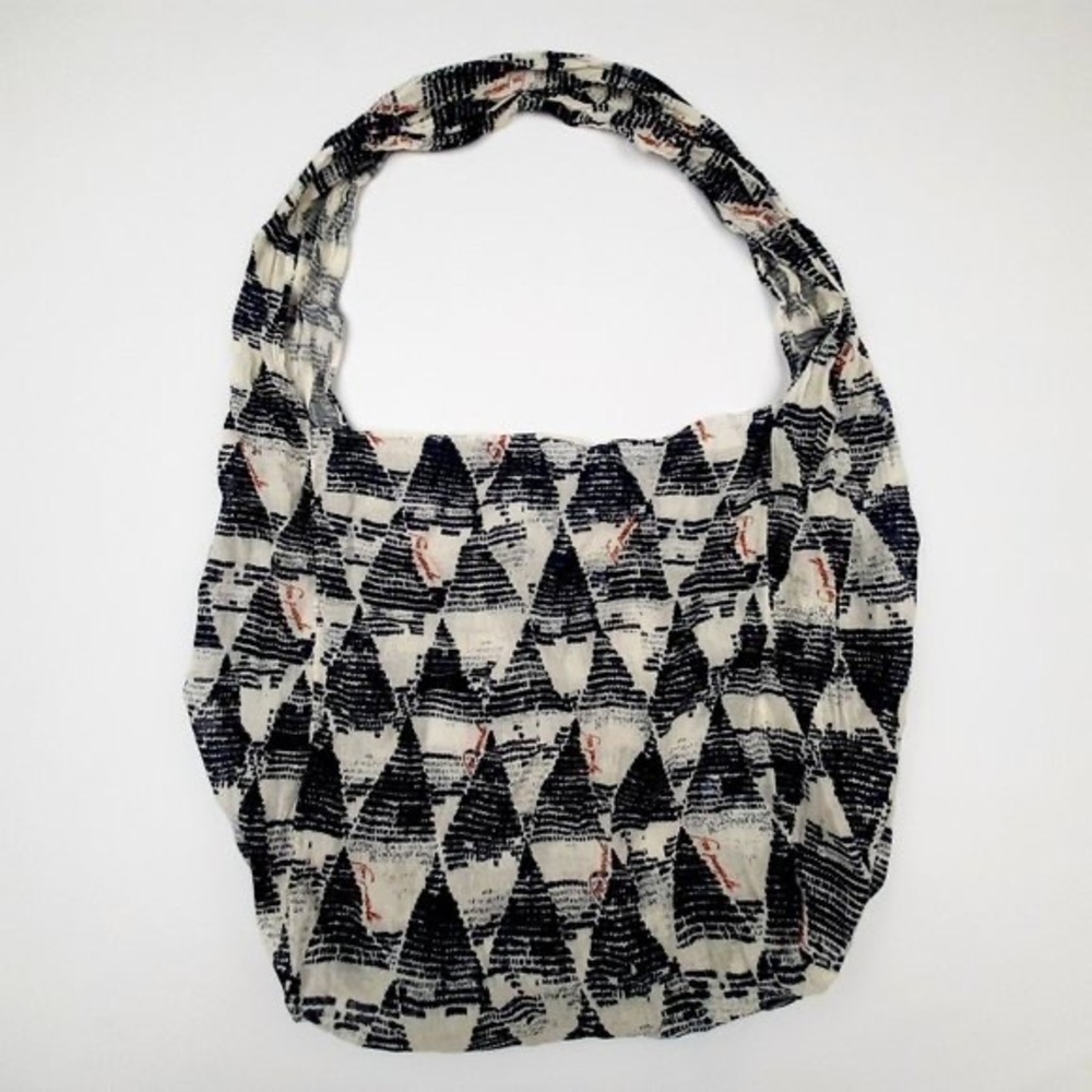 Free People Large Reusable Cotton Gauze Bag Tote